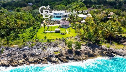 Welcome to your own piece of paradise! This stunning and uniquely designed private oceanfront estate is nestled on one of the most exclusive streets in Las Galeras, offering a luxurious and tranquil living experience. Custom-built in 2020, this magni...