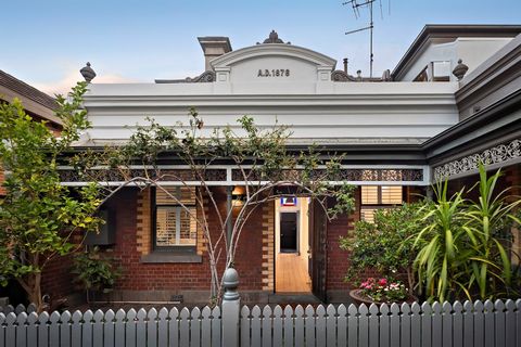 Invigorated with a contemporary vision while staying true to its timeless c1876 charms, this double front Hawthorn brick beauty leaves no stone unturned in the pursuit of luxury. Relishing sun-drenched privacy over an adaptable floor plan and an excl...