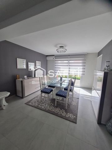 Rare sur le secteur ! Maison contemporaine individuelle et semi plain pied dans un quartier calme