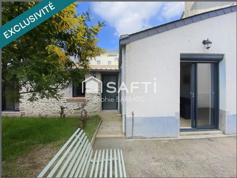 Quartier Perverie Nantes - Charmante maison en pierre rénovée avec goût.