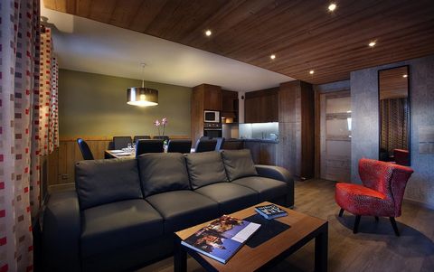 The residence Le Chalet des Neiges Arolles**** is situated at 250m from the ski slopes of the ski resort Arcs 2000, a free skilift is in front of the residence. It is divided in several chalets, all of Savoyard style, with a wonderful view on the ski...