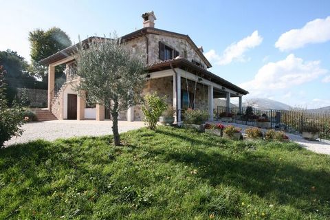 This charming stone villa with pool is located in a small hamlet near Cagli. It is ideal for getting together with friends and families who want to spend their holidays together in quiet and peace. Sea can be accessed after about an hour's drive away...