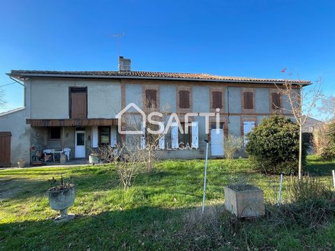 Located in Campsas, this former wine estate building of 165m² built in 1870 benefits from a privileged location in a quiet and residential area. Close to amenities and access to the motorway, it offers easy access to schools, shops and public transpo...