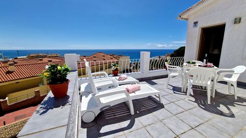 Located in Torreblanca. With amazing sea views, cozy villa for sale in Fuengirola, sunny and bright. The property offers on the main floor a lovely terrace, lounge with fireplace, fully equipped kitchen, 2 bedrooms with fitted wardrobes and 1 shower ...