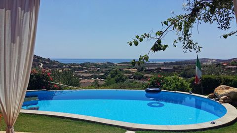 This superb property is located in the exclusive area of Chia, on the exclusive western side of the Golfo degli Angeli on the Mediterranean island of Sardinia which is famed for its turquoise waters and sandy beaches. This luxury villa for sale in Sa...