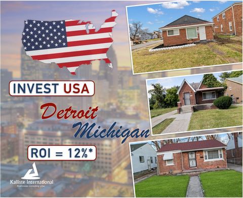 LA DESCRIPTION This beautiful family home is located on a pretty street in Fitzgerald is a neighborhood of the city of Detroit, Founded in 1962 and surrounded by Fenkell, McNichols, Livernois and Meyers/Lodge, this neighborhood has access to Mary McC...