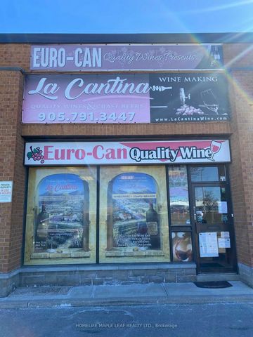 Don't miss the opportunity to own your own modern urban boutique winery that brings the very best of wine culture to communities across the GTA, on a personal level. Over 1650sqft of Ferment on Premise area and Walk-in retail showroom. *Turn-key busi...