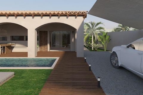 Opportunity !!!! The house is being designed and includes two doble bedrooms, both en suite, (opcion 3ª badroom), 3 bathrooms, American kitchen with living room, large terrace, parking and garden (swimming pool and solar plate are optional). The pric...