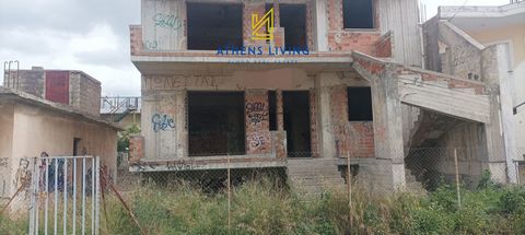 This impressive building located in the area of Ano Liosia - Drosoupoli is an excellent investment opportunity. With a total area of 294 sq.m. and a plot of land of 180 sq.m., this building consists of a semi-basement, an elevated ground floor, and a...