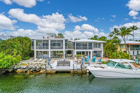 WATERFRONT FAMILY COMPOUND ESTATE will please multiple generations seeking the ultimate Keys life-style and offering something for everyone! This property encompasses a main home, a luxurious guest home, with elevator, and an incredible rooftop deck ...
