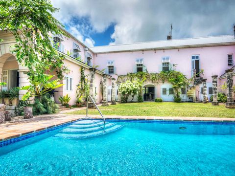 Located in Clifton Hall. Clifton Hall Great House is a magnificent, fully refurbished plantation home. It has 6 bedrooms and 6 bathrooms. Clifton Hall is set in mature gardens on acres of it own estate. It is located in St John in the serene countrys...