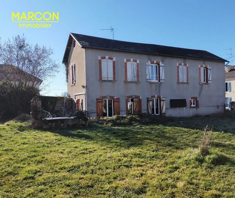 MARCON IMMOBILIER - CREUSE EN LIMOUSIN - REF 87857 - LA SOUTERRAINE TOWN CENTER - Marcon Immobilier offers you exclusively this old farmhouse to finish renovating with its 1500 m² of adjoining and fully enclosed garden. The house currently includes a...