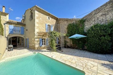 SAINT REMY DE PROVENCE AREA Virtual tour available on our website. In the heart of the village of Maillane, we invite you to discover this magnificent stone village house, with swimming pool and courtyard. It has been beautifully restored while prese...
