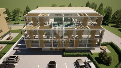 Location: Istarska županija, Poreč, Frata. Istria, Poreč, Surroundings New construction in a building with an elevator in the vicinity of Poreč. An apartment with a total size of 61.17 m2 is for sale, with one bedroom on the first floor and a separat...