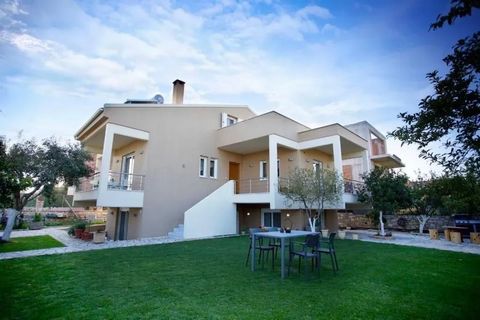 Luxury detached house for sale in Paleopanagia Nafpaktos, on a plot of 500 sq.m. The house consists of: basement 56 sq.m. with living room, kitchen, a bathroom and a bedroom. The ground floor is 98 sq.m. and consists of: living room, kitchen, 1 bathr...