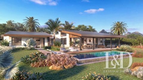 On the west coast of Mauritius, at the foot of the Tourelle mountain, is this magnificent T5 villa within a new resort of 47 villas which fully succeeds in the marriage between luxury and eco-responsibility. With a living area of approximately 206 m²...