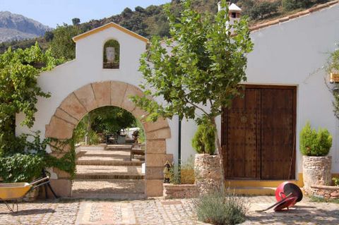 Impressive cortijo and land set in its own private valley near Benaojan, 20 minutes drive from Ronda town centre with a spectacular estate of 1.200.000 m2. Gated private access road of 1,5km which winds through forests of Oak and Olive trees. Tastefu...