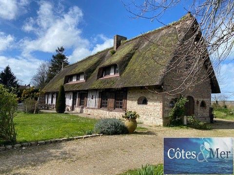 IN NORMANDY (department©76) ON THE ALABASTER COAST, CLOSE TO THE BEACH AND THE SHOPS OF SAINT VALERY EN CAUX, AUTHENTIC THATCHED COTTAGE WITH 250 M² OF LIVING SPACE ON 4,463 M² OF WOODED LAND. It is a thatched cottage built in 1680 facing©south. It i...