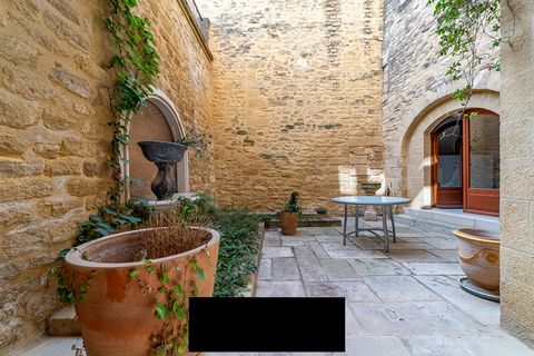 Old village house of 215 m2, completely renovated, nestled in the heart of a charming village near Uzes. Its large spaces and high ceilings combine stone walls, parquet floors, tiles and wooden beams, and offer a breathtaking view of the surrounding ...