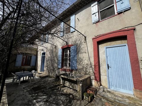 SOLE AGENT, ABOUT 15 KILOMETERS FROM VAISON LA ROMAINE, IN SABLET, IN BEAUTIFUL ENVIRONMENT, IN THE MIDDLE OF THE VINEYARDS, BEAUTIFUL PROPERTY (semi-detached on one side) TO BRING UP TO DATE, AND TO RENOVATE IN PART (LIVING AREA OF ABOUT 150M2, ITS ...