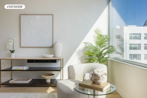 Immediate Occupancy Designed by renowned architect Alvaro Siza with interiors by Gabellini Sheppard, Residence 3E is a 1,116 SF split two bedroom, two and a half bathroom with multiple exposures. Oversized windows provide ample sunlight while wide-pl...