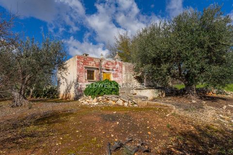 PUGLIA - CISTERNINO TRULLO Coldwell Banker offers for sale a characteristic mixed stone lamia structure and trullo construction type located in the heart of the Itria Valley with an approved expansion project; With the possibility of building an in-g...