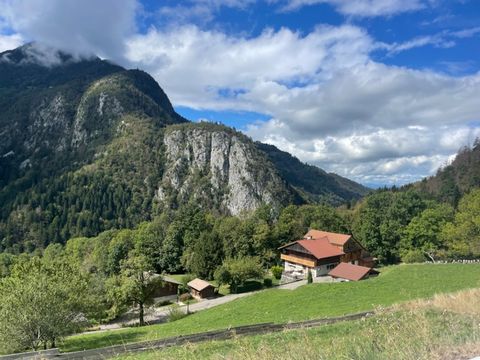 Dpt Haute Savoie (74), à vendre LE PETIT BORNAND LES GLIERES terrain