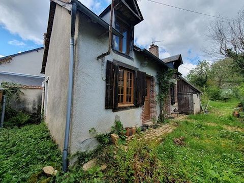 IN EXCUSIVITE in Quantilly (18110), 20 minutes from Bourges, close to amenities. House with works in a very quiet hamlet, with beautiful open views. 64m² of living space, 77m² of floor space. On the ground floor, living room of more than 40m² with ki...