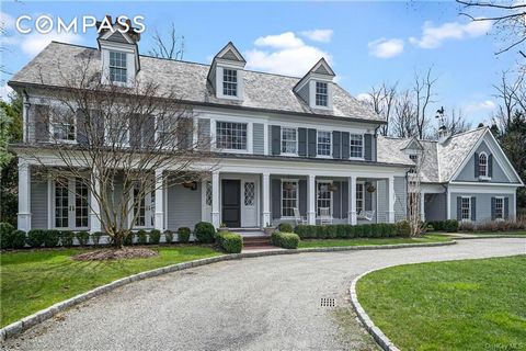 Classic, luxurious, and utterly chic, this surpassing young Colonial set on a level and lush 1-acre property was designed as the ultimate destination to play, recharge, and entertain. Upon entering, the double height foyer leads to a proper formal li...