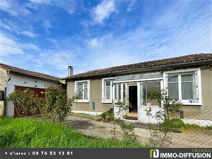 Mandate N°FRP160969 : House approximately 70 m2 including 4 room(s) - 2 bed-rooms - Garden : 320 m2. - Equipement annex : Garage, parking, double vitrage, - chauffage : fioul - Class Energy E : 281 kWh.m2.year - More information is avaible upon reque...
