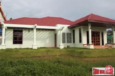 There is a two-bedroom home on a 2,456 sqm section and is ideal for a large family or investment opportunity.It is five minutes from Phuket International Academy, 10 minutes from Nai Yang beach and 30 minutes from Phuket Town.There is plenty of car p...