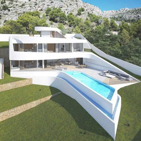 Proyecto con licencia de obra. Diseñada con uno de los mejores ejemplos de arquitectura contemporánea que crea una abundancia de geometría, luz y espacio. Esta propiedad se encuentra en una parcela maravillosa en Altea Hills, un complejo residencial ...