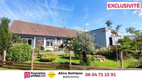 EXCLUSIVITÉ CHAMPGUYON (51310) Maison 5 chambres, grange, jardin clos. Prix de vente 239 900 euros (honoraires charge vendeur). Dans un hameau paisible, ce pavillon de plain-pied vous offre: cuisine aménagée ouverte sur la pièce de vie, véranda, sall...