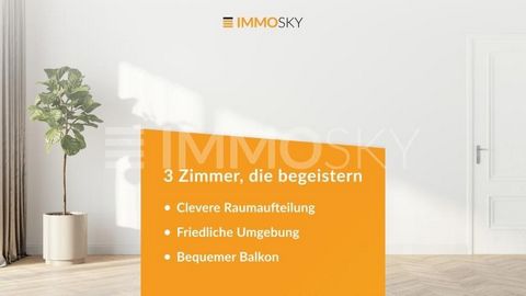 Willkommen in Ihrem neuen Zuhause! Diese charmante 3-Zimmer-Wohnung überzeugt durch ihre hervorragende Raumaufteilung und den gemütlichen Charakter. Jeder Raum ist durchdacht, sodass Sie den Platz optimal nutzen können. Der helle Wohnbereich bietet a...