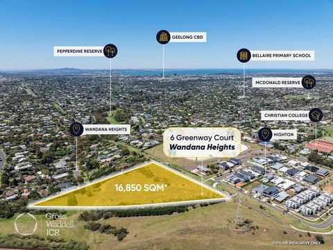 Gross Waddell ICR is pleased to present this premium permit approved infill development opportunity in Geelong’s most established and exclusive precinct. • Prized landholding of 16,850 sqm* offering significant scope for an infill development opportu...