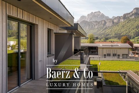 Built in 2019, this modern penthouse apartment boasts a unique and contemporary architecture with a well thought-out floorplan. The apartment is in a quiet residential neighborhood yet within walking distance to the center of St. Johann in Tirol with...