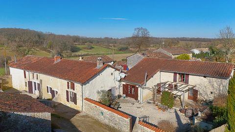 This charming stone property is nestled in a peaceful hamlet amidst the picturesque Charente countryside, just 7 km from the beautiful villages of Verteuil-sur-Charente and Nanteuil-en-Vallée. With a great selection of excellent bars and restaurants,...