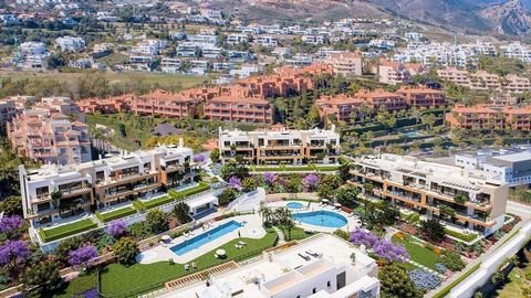 New project of luxury 2 and 3 bedroom apartments and penthouses in the last plot in prestigious Atalaya, on the junction of the golden triangle Marbella – Benahavis – Estepona, in a gated exclusive community full of amenities with gym, heated pool an...