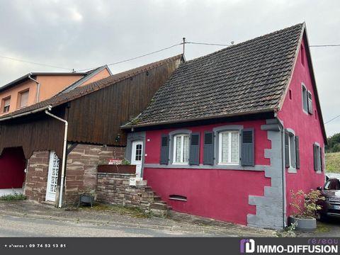 Fiche N°Id-LGB166774: Tieffenbach, Huis van ongeveer 68 m2 bestaande uit 5 kamer(s) inclusief 2 slaapkamer(s) + Binnenplaats van 216 m2 - Bouwjaar 1948 - Bijkomende uitrusting: garage - parkeerplaats - dubbele beglazing - berging - zolder - - verwarm...