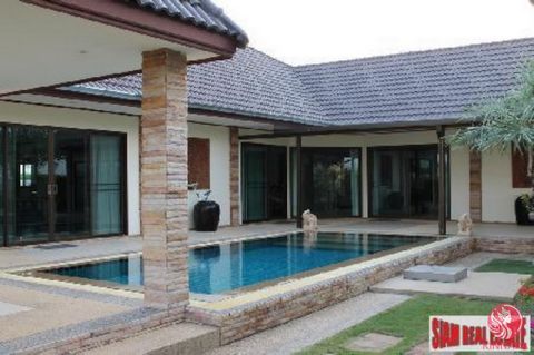 Modern stylish pool villa within a small exclusive development of 5 villas. A fresh take on the Thai/Balinese pool villa with quality materials and outstanding design. The open plan living area features a Western kitchen and a spacious, comfortable l...