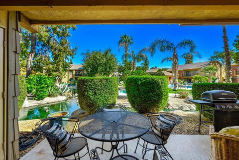 Walk to Coachella & Stagecoach festivals with this rarely available ground-level 2 bed/2 full bath condo. Close to JFK Memorial Hospital and Kaiser medical offices with Old Town La Quinta a short drive away. Peaceful patio is nestled by a gently flow...