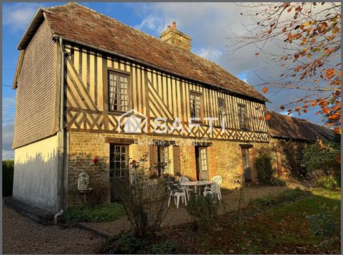 Maison en pierre et colombage, beau potentiel avec ses nombreuses dépendances.