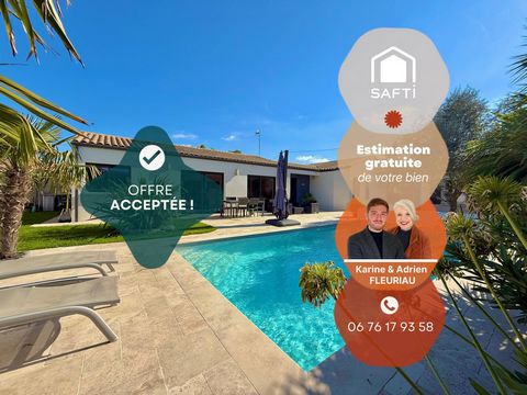 Villa 4 chambres avec piscine, double garage et jardin paysagé clos