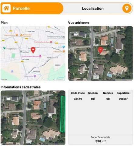 Terrain constructible, attention pas de maison individuelle