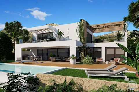 The modern style villa is developed over two floors with magnificent views of the mountains of Monforte del Cid. On the ground floor it offers 3 bedrooms, 3 bathrooms, a bright living room, a fully equipped kitchen and a separate laundry room. On the...