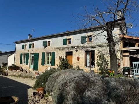 EXCLUSIVE TO BEAUX VILLAGES! South facing, the house has a beautiful garden and outbuildings. House - ground floor The front door opens into a fitted kitchen (29m2) with exposed stone walls and a pretty fireplace with stove. There is a wooden stairca...