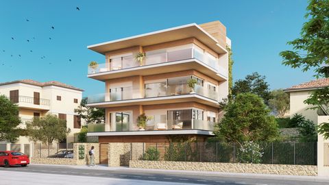 Alpes Maritimes - 06190 ROQUEBRUNE CAP MARTIN - 985,000 Euros - 300 meters from the Carnolés Beach, 4 minutes walk from the Promenade Du Cap Martin, I offer this three-room apartment of 84 sqm on the 2nd floor in a new residence of high standing, loc...