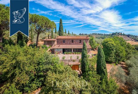 This wonderful farmhouse with an outbuilding and a tennis court is for sale in a stunning hilly position just 3 km from Florence's historical city centre. Surrounded by 7 hectares of grounds on the hill of Arcetri, where it enjoys extraordinary ...