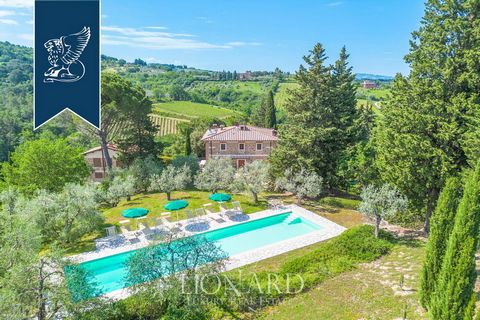 This beautiful agritourism resort surrounded by beautiful Tuscan hills is for sale near Florence's city centre. This luxury estate offers a 10-hectare perfectly maintained private park with olive trees, a riding ring, and a splendid swimming poo...