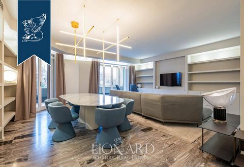 In the renowned San Siro district is this luxury 200-sqm apartment for sale with a 280-sqm external space of 200 sqm. Located in one of Milan's most sought-after areas, this apartment combines residential tranquillity with proximity to the city&...